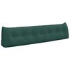 vidaXL Cuscino per Schiena Verde Scuro 200 x 24 x 50 cm Velluto