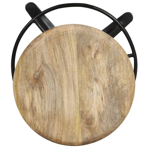 vidaXL Sgabelli da Bar 2 pz 66 cm in Legno Massello di Mango
