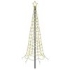 vidaXL Albero di Natale a spirale LED con picchetto EKENAS 180 cm