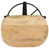 vidaXL Sgabelli da Bar 2 pz 66 cm in Legno Massello di Mango
