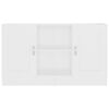 vidaXL Credenza Bianca 120x30,5x70 cm in Legno Multistrato