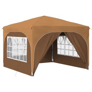 vidaXL Tenda per feste a pop-up 290 x 290 x 245 cm Beige