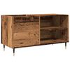 vidaXL Mobile Porta Dischi Legno Antico 84,5x38x48cm Legno Multistrato