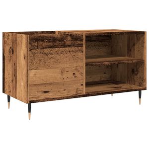 vidaXL Mobile Porta Dischi Legno Antico 84,5x38x48cm Legno Multistrato