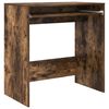 vidaXL Scrivania Rovere fum&eacute; Legno ingegnerizzato 77.5 x 43 x 79 cm