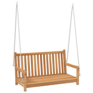 vidaXL Dondolo da Giardino in Legno Massello di Teak 114x60x64 cm