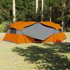 vidaXL Tenda interna Grigio e arancione 520 x 520 x 190 cm taffetà