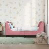 vidaXL Struttura letto per bambini con testata Rosa 70 x 140 cm