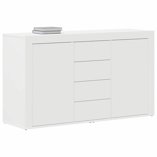 vidaXL Credenza con cassetto Bianco 120 x 36 x 69 cm Legno multistrato