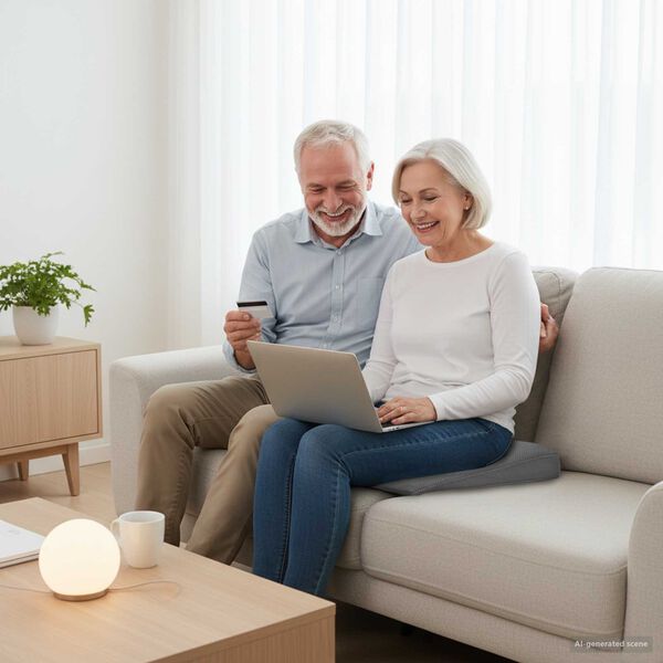 vidaXL Cuscino per la seduta Grigio