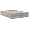 vidaXL Giroletto Cassetti Grigio Sonoma 135x190 cm Legno Multistrato