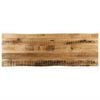 vidaXL Piano Tavolo Bordi Vivi 140x40x2,5 cm Legno di Mango Grezzo