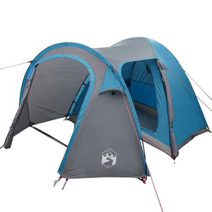 vidaXL Tenda a Cupola Cupola con tetto Blu 384 x 254 x 170 cm