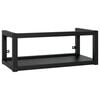 vidaXL Struttura per Lavabo a Parete Nera 79x38x31 cm in Ferro