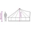 vidaXL Tenda Familiare Tipi per 8 Persone Blu Impermeabile