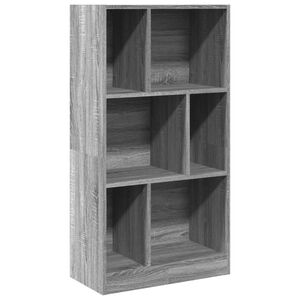 vidaXL Libreria Grigio Sonoma 57x28,5x107,5 cm in Legno Multistrato