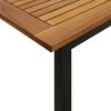 vidaXL Set Pranzo da Giardino 7 pz Legno Massello di Acacia e Metallo