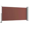 vidaXL Tenda Laterale Retrattile per Patio 120x300 cm Marrone