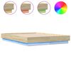 vidaXL Giroletto con Luci LED Rovere Sonoma 135x190 cm