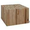 vidaXL Tavolino da Salotto in Legno di Teak Autentico 50x50x35 cm