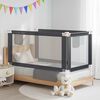 vidaXL Sponda Letto Sicurezza Bambini Grigio Scuro 160x25 cm Tessuto
