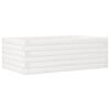 vidaXL Fioriera da Giardino Bianca 70x40x23 cm Legno Massello di Pino