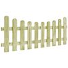 vidaXL Cancello da Giardino in Legno di Pino Impregnato 170x60 cm