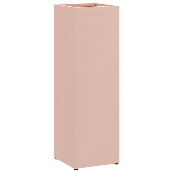 vidaXL Supporto per Ombrellone Rosa 15.5 x 15.5 x 49 cm Metallo