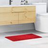 vidaXL Tappetino da bagno antiscivolo Rosso 50 x 80 cm PP