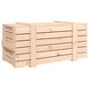 vidaXL Contenitore Portaoggetti 91x40,5x42 cm Legno Massello di Pino