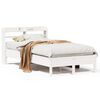 vidaXL Letto senza Materasso Bianco 90x190 cm in Legno Massello Pino