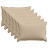 vidaXL Federa 6 pz HOUTEN Tortora 50 x 75 cm corduroy