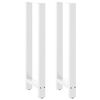 vidaXL Gambe per tavolo da bar bianche 2 pz 50x(110-111) cm in acciaio