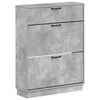 vidaXL Mobile per scarpe HOORN 78 x 24 x 100 cm Legno ingegnerizzato