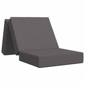 vidaXL Divano Letto Pieghevole 75 x 63 x 45 cm Grigio Chiaro