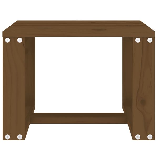 vidaXL Tavolino da Giardino Ambra 40x38x28,5 cm Legno Massello Pino