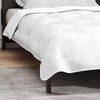 vidaXL Trapunte & Duvet Bianco 155 x 220 cm Microfibra