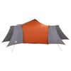 vidaXL Tenda Tipi Grigio e arancione 492 x 492 x 275 cm taffet&agrave;