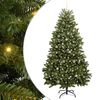 vidaXL Albero di Natale artificiale 240 cm 300 LED Bianco caldo Verde
