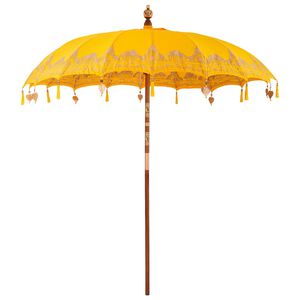 vidaXL Parasol Balinese Giallo 215 x 215 x 260 cm