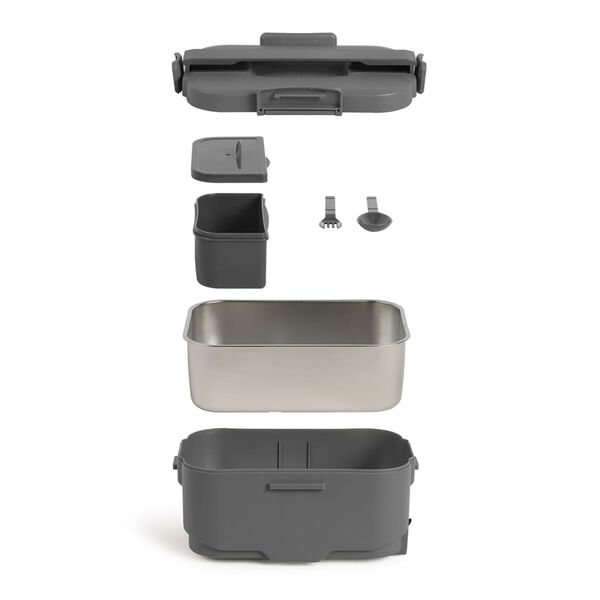 Livoo Porta Pranzo Elettrico 2,2 L 45 W Grigio