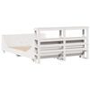 vidaXL Letto senza Materasso Bianco 120x200 cm Legno Massello di Pino