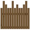 vidaXL Testiera da Parete Ambra 82,5x3x80cm in Legno Massello di Pino