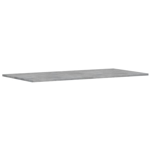 vidaXL Ripiani Libreria 4pz Grigio Cemento 100x50x1,5cm Multistrato