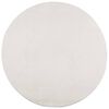 vidaXL Tappeto IZA a Pelo Corto con Aspetto Scandinavo Crema &Oslash; 160 cm