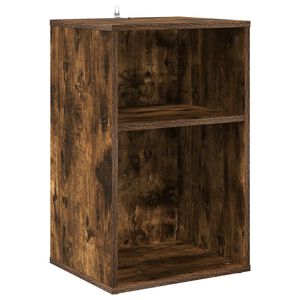 vidaXL Mobile porta vinili Rovere Fumo 38 x 33 x 61 cm