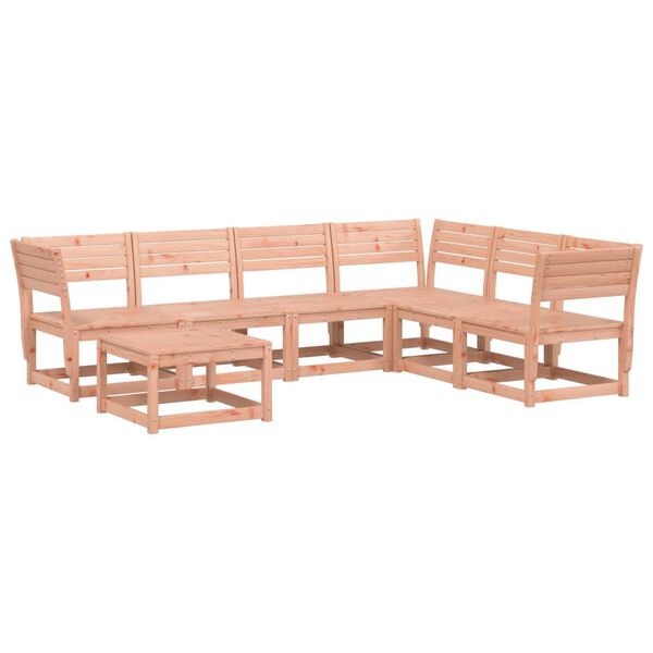 vidaXL Set Salotto da Giardino 7 pz in Legno Massello di Douglas