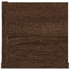 vidaXL Mensola a Muro CD Rovere Marrone 100x18x18cm Legno Multistrato
