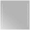 vidaXL Specchio da Bagno con Luci LED 40x40 cm