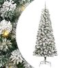 vidaXL Albero di Natale Artificiale con Rami Pieghevoli 210 cm